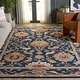 preview thumbnail 2 of 18, SAFAVIEH Handmade Metro Helly French Country Floral Wool Rug