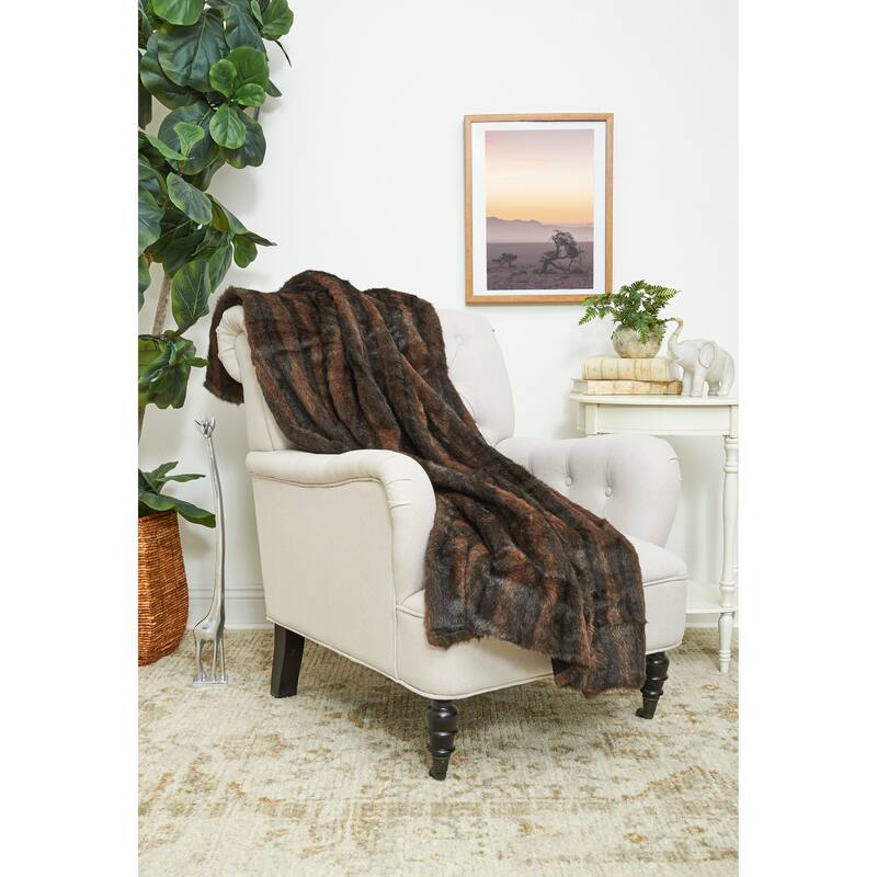 Fur 50" x 60" Throw Blanket