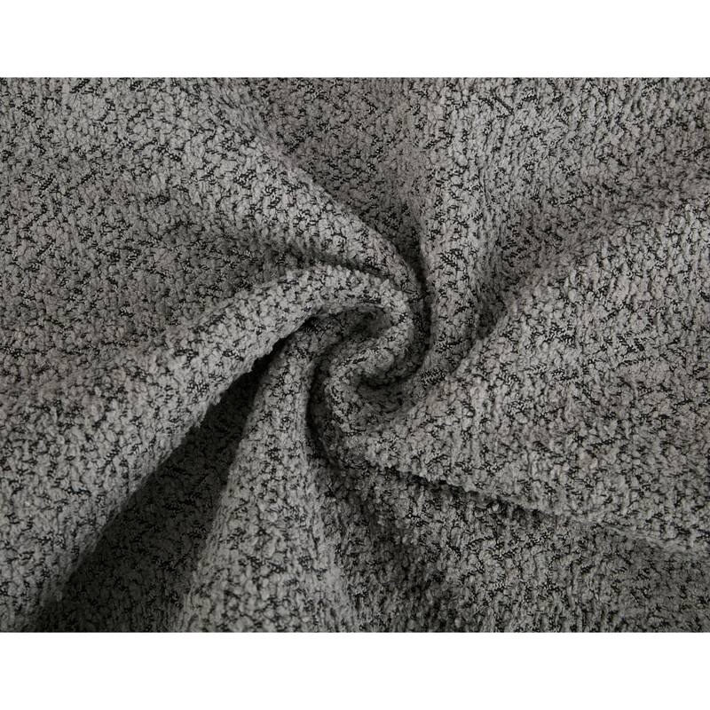 5-Seat Boucle Cloud Sofa Set (3+2) with End Tables & 4 Pillows