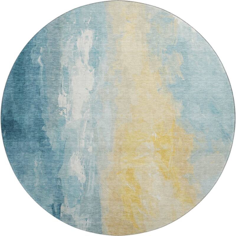 Premium Washable Super Soft Modern Watercolor Mayfield Rug