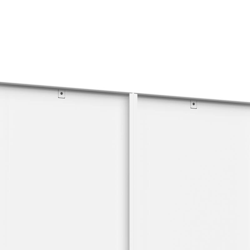 71" Tall Industrial Bookcase with Doors, Drawers & Adjustable Shelves - Metal Storage Cabinet for Office, Living Room