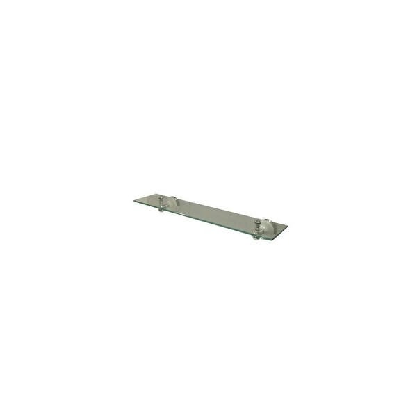 Elements of Design EBA1119C 21-5/8" Wall Mounted Glass Shelf from the - Chrome. Opens flyout.