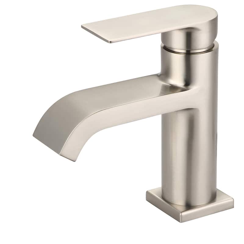 Olympia Faucets L-6095 i4 1.2 GPM Single Hole Bathroom Faucet - PVD Brushed Nickel