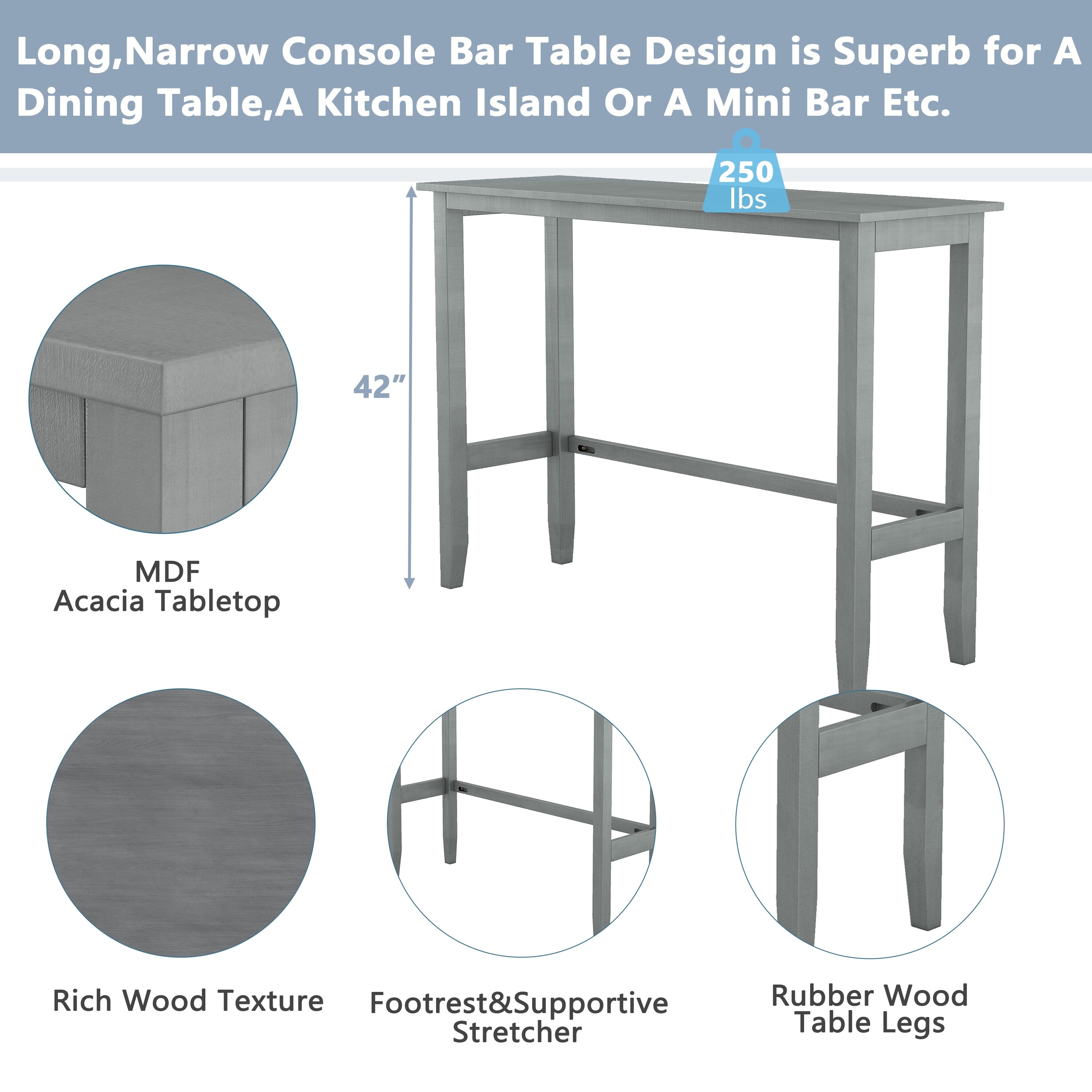 Low height dining table new arrivals dimensions