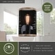 preview thumbnail 4 of 11, Kodiak 1 Light Black Cage Rustic Wall Sconce Bear and Tree Motif - 8-in W x 12-in H x 5.25-in D