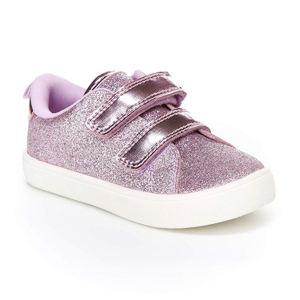 Carters Kids Girls Darla Casual Sneaker with Double Adjustable Strap