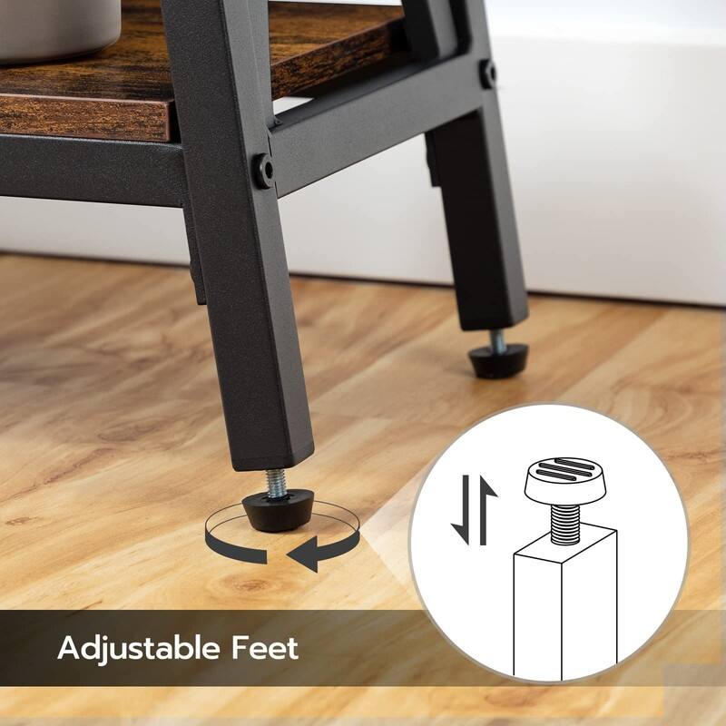 Console Table, 63" Industrial Entryway Table
