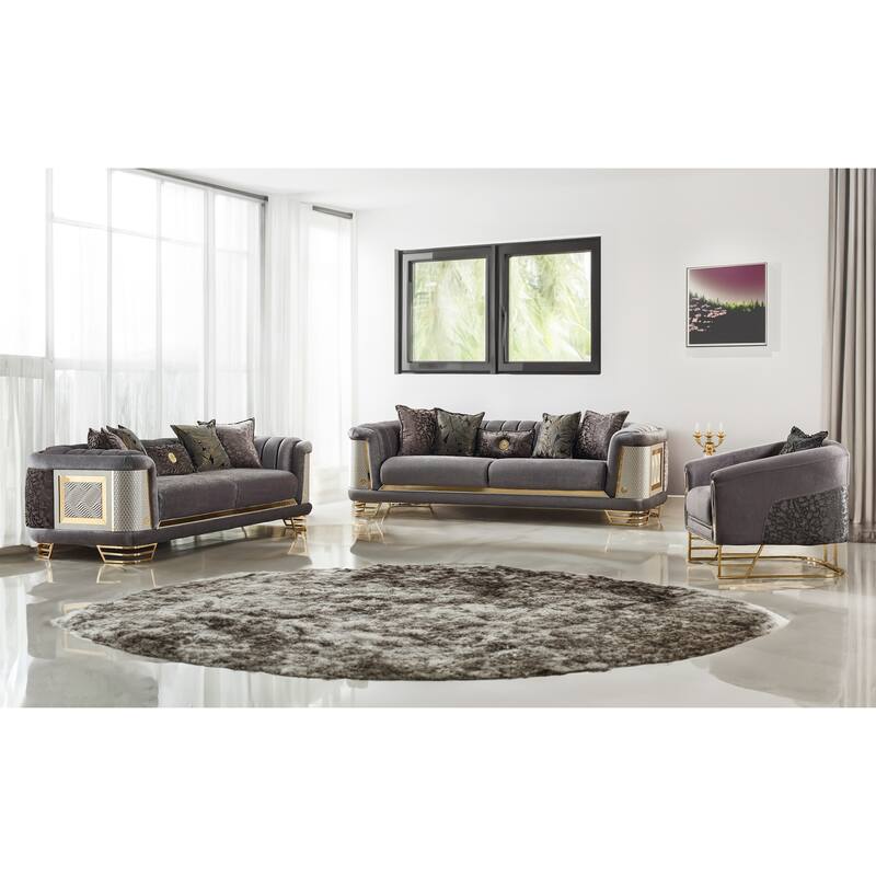 Renillo Upholstered Velvet Accent Chair