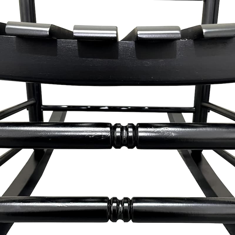 Black Porch Adult Rocking Chair