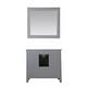 preview thumbnail 112 of 110, Altair Isla Single Bathroom Vanity Set and Aosta White Countertop with Mirror