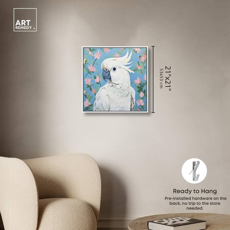 White Cockatoo I Canvas by Art Remedy