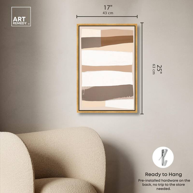 Linear Landscape I Canvas by Art Remedy