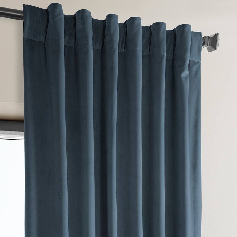 Exclusive Fabrics Heritage Plush Velvet Curtain (1 Panel)