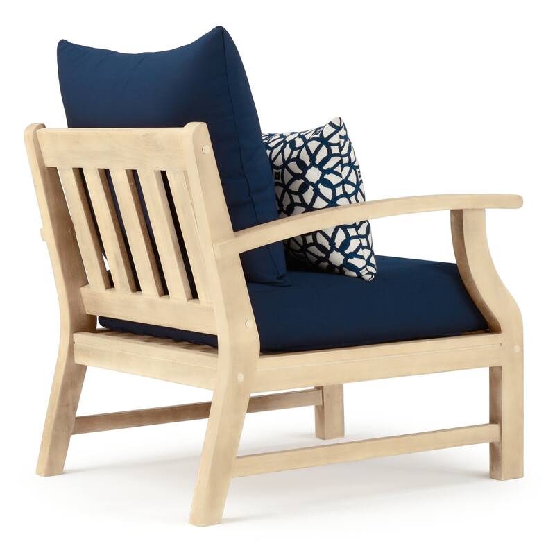 Kooper 2 Piece Sunbrella Outdoor Patio Club Chairs