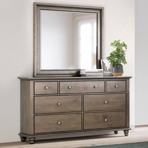 Abbyson Winston Solid Acacia Wood Dresser
