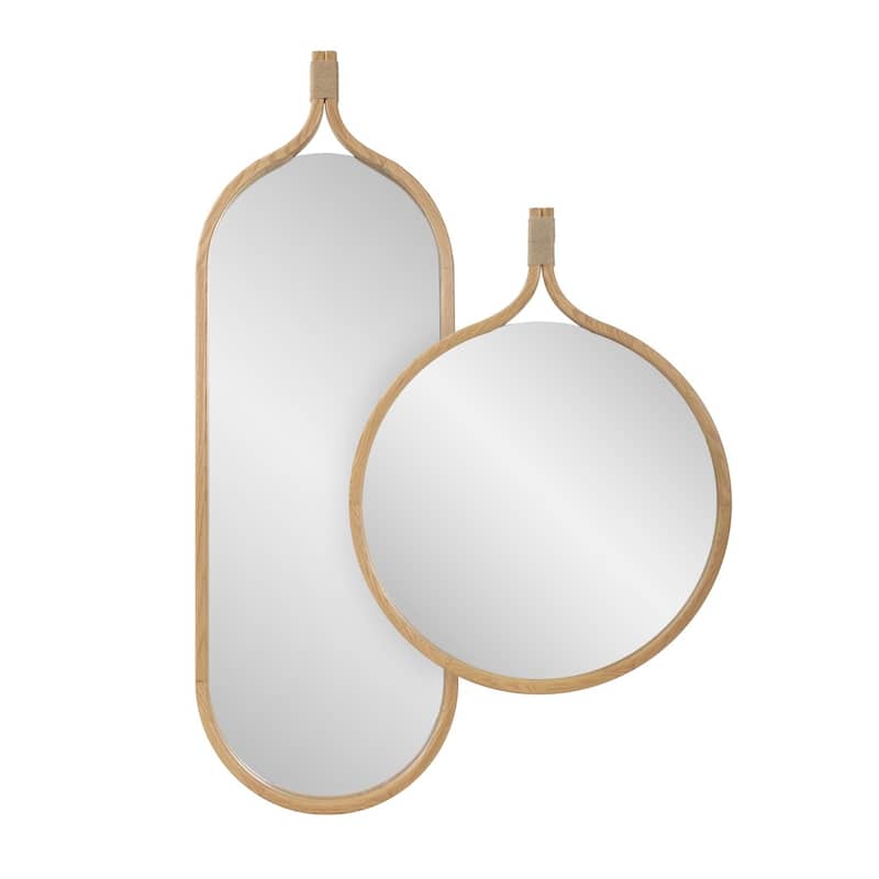 Ulah Round Mirror - 37H X 29W X 1D