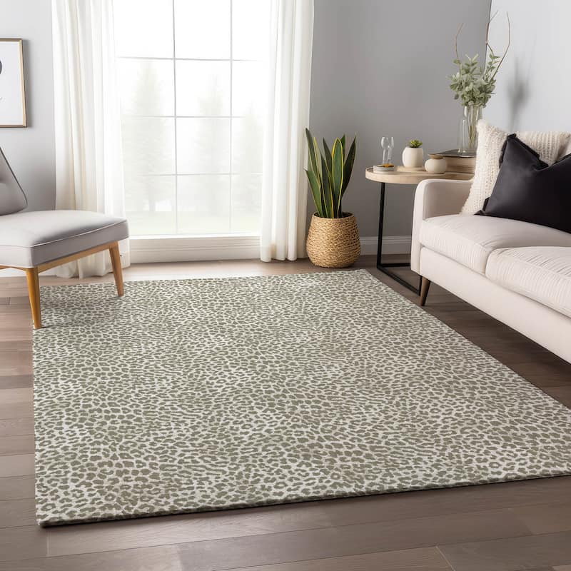 Premium Washable Super Soft Animal Print Mayfield Rug - Taupe - 2' 6" x 3' 10" - Rectangle
