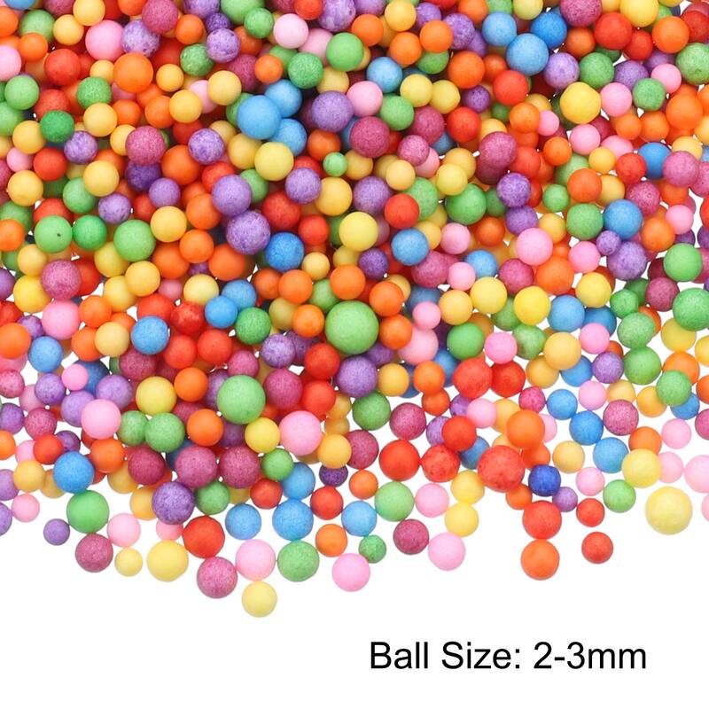 Foam Beads Foam Balls for DIY Craft Decoration, 1 Pack Approx 4000pcs