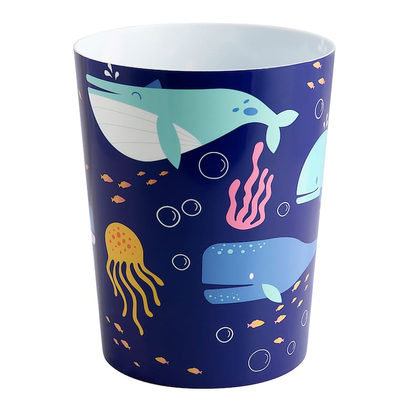 Whales Wastebasket