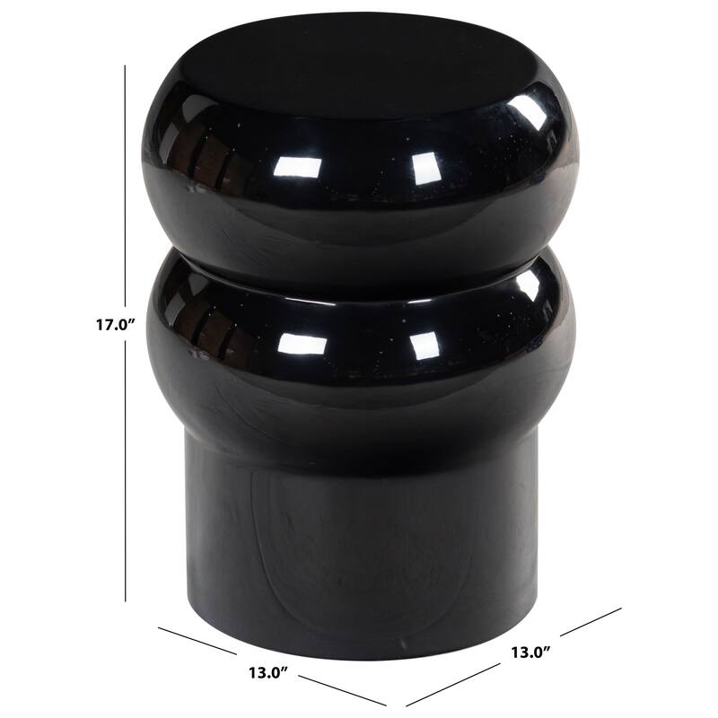 SAFAVIEH Couture Joyrosa Concrete Accent Table - 13"W x 13"D x 17"H