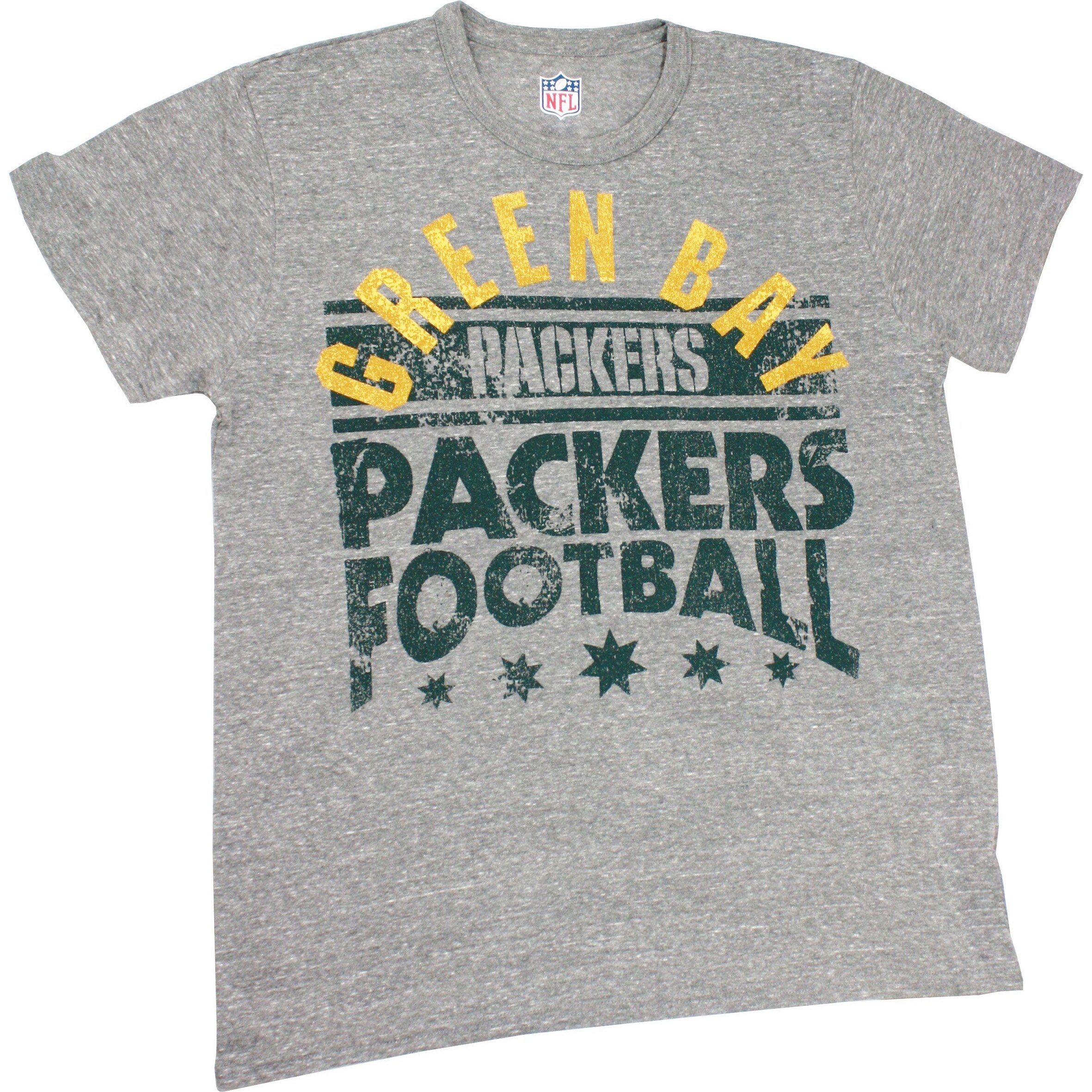 Shop Green Bay Packers Men S Gray T Shirt Overstock 18847946