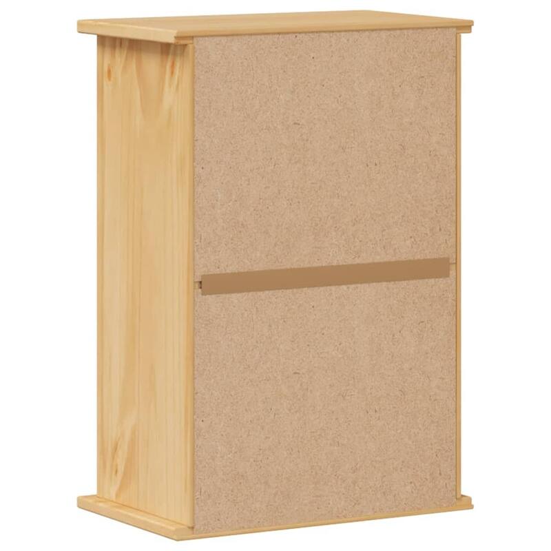 vidaXL Bathroom Wall Cabinet Honey - 10.6 x 17.7 x 25.4 in
