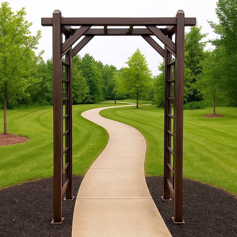 Modern Aluminum Garden Arch
