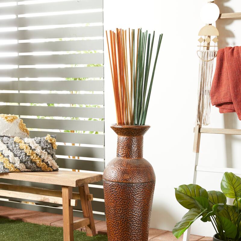 Multi colored, White Brown or Light Brown Dried Plant Pigeon pea Natural Foliage (Set of 2)