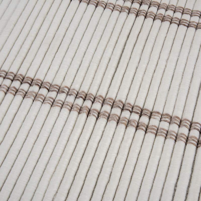 Alora Decor Klaus Stripe Wool Area Rug