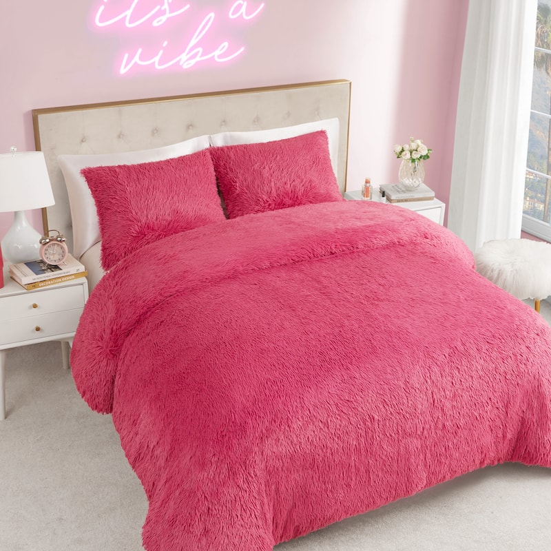 Juicy Couture Shaggy Comforter Sets with Shams