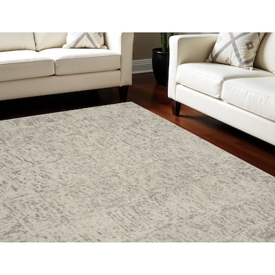 Power Loomed Geometric Modern Soft Area Rug - 138' X '99' X '0.5