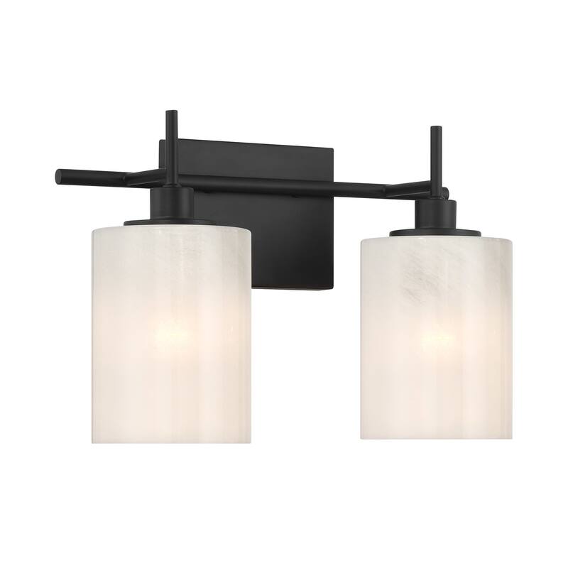 Bellevue SHBF18114 2 Light 14" Wide Vanity Light with Strié Glass