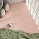 preview thumbnail 4 of 38, Muslin Fitted Crib Sheet for Standard Crib and Toddler Mattresses