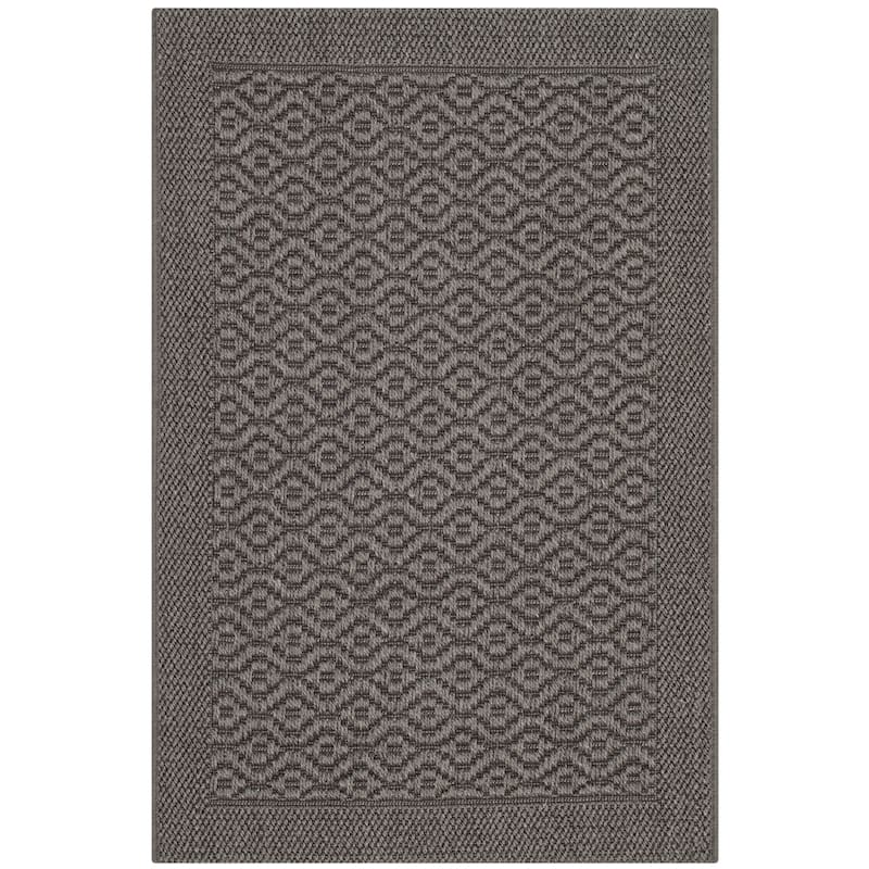 SAFAVIEH, Palm Beach Clevie Modern Sisal Rug - 2' x 3' - Ash