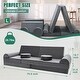 preview thumbnail 9 of 11, DoCred Kids Play Couch Sofa Set, Modular Toddler Sofa, Grey