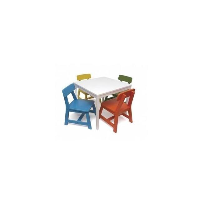 Shop Lipper 585mc Child Table Chair Set 5pc Wh Overstock 30042112