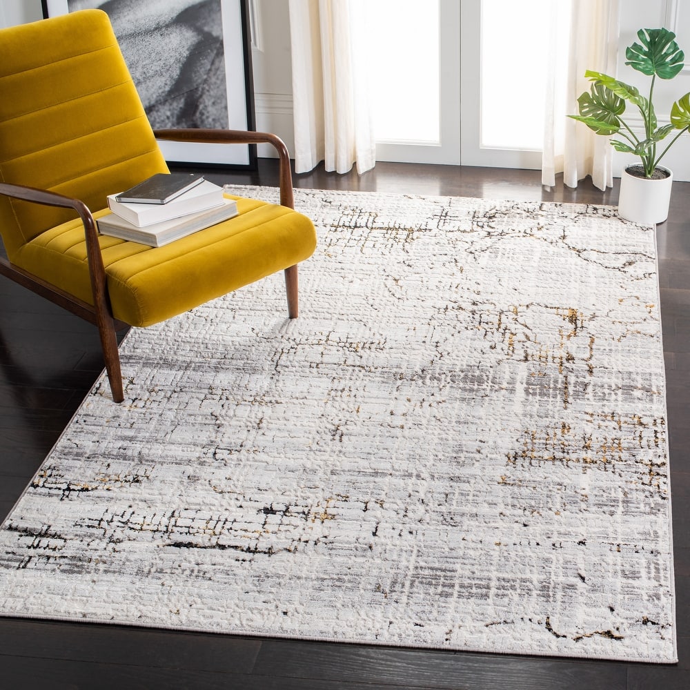 SAFAVIEH Amelia Mladenka Abstract Distressed Rug