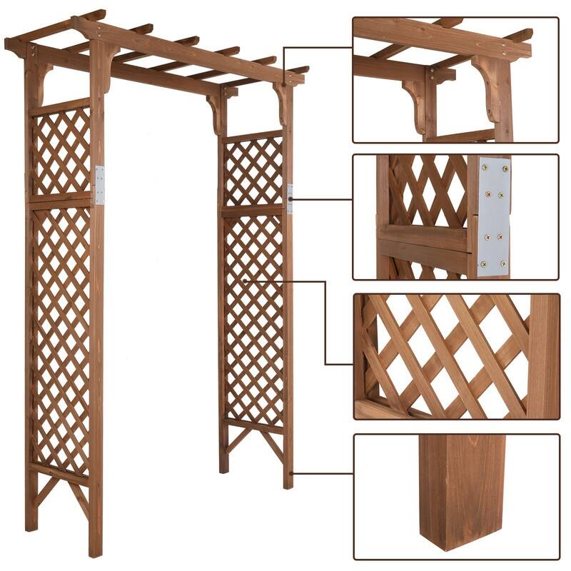 5' W Wood Arbor