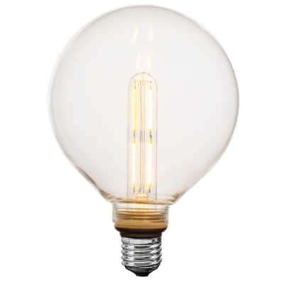 Festive Living LED G125 + T25 Bulb Indoor/Outdoor Covered Edison Bulbs, E26 Base - Large