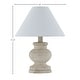 preview thumbnail 2 of 2, Amos 12" Mini Lamp with Linen Shade, Beige (Set of 2)