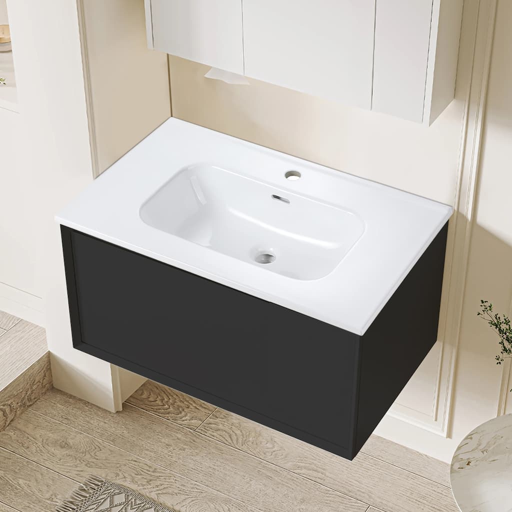 Topcraft Ceramic Bathroom Vanity Sinks - 30"