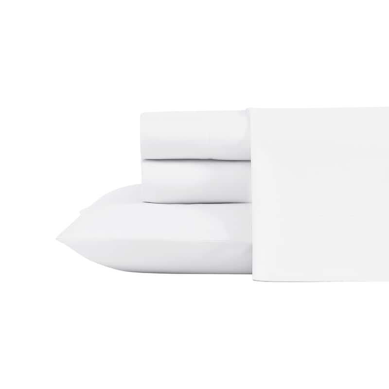 Laura Ashley T800 Cotton Sateen Solid Sheet Set