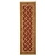 preview thumbnail 33 of 105, SAFAVIEH Handmade Chelsea Kimber Trellis French Country Wool Rug 2'6" x 10' Runner - Rust/Gold - Runner