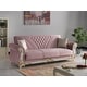 preview thumbnail 2 of 20, Asensio Living Room 3-seat Sleeper Convertible Sofa Dried Rose