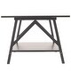 preview thumbnail 7 of 29, CO-Z Carbon Loft Jerusha Industrial Coffee Table with Storage Shelf