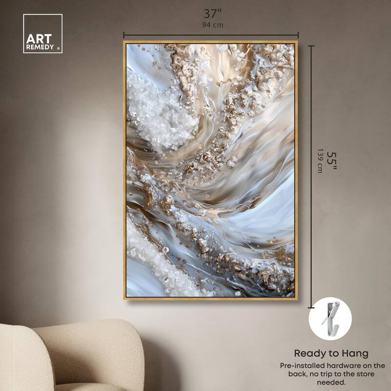 Effervescent Earth III Canvas by Art Remedy