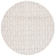 preview thumbnail 29 of 52, SAFAVIEH Vermont Handmade Geometric Wool Area Rug 6' x 6' Round - Ivory/Grey