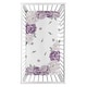 preview thumbnail 2 of 2, Sweet Jojo Designs Lavender Purple Boho Shabby Chic Floral Girl Photo Op Fitted Crib Sheet Ivory Bohemian Vintage Watercolor