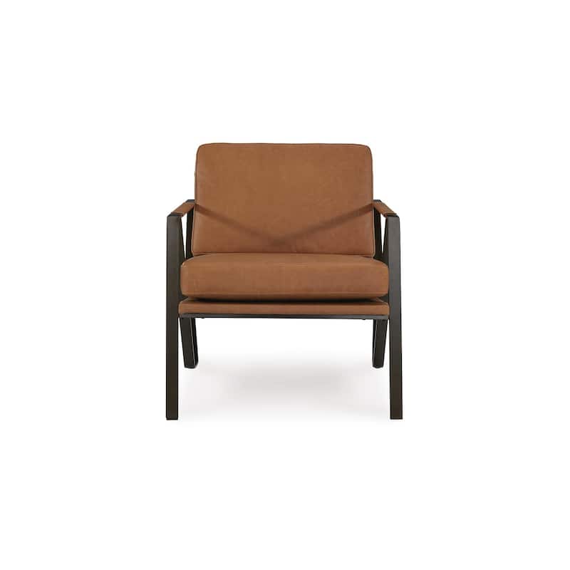 Signature Design by Ashley Garronmont Brown/Black Accent Chair - 29.5" W x 28.63" D x 34" H