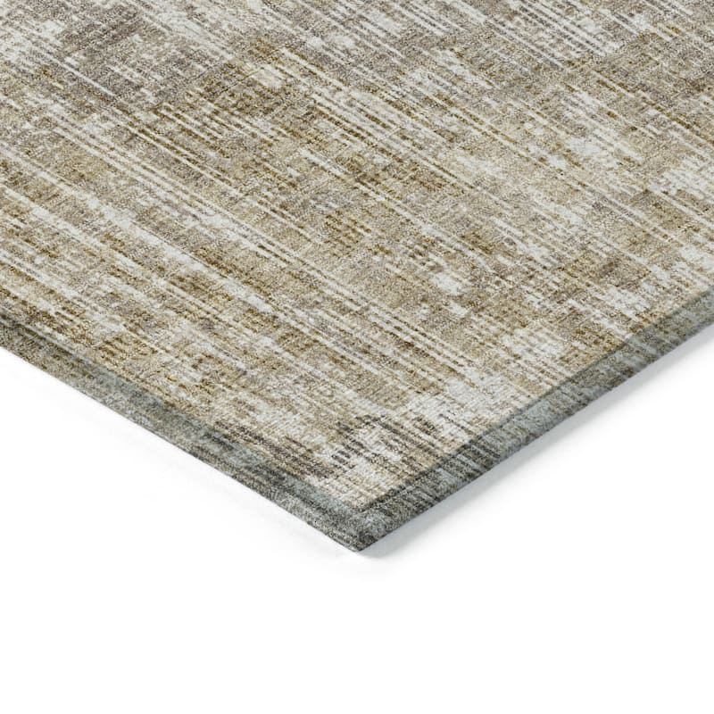 HomeRoots Geometric Transitional Rectangle Outdoor Rug